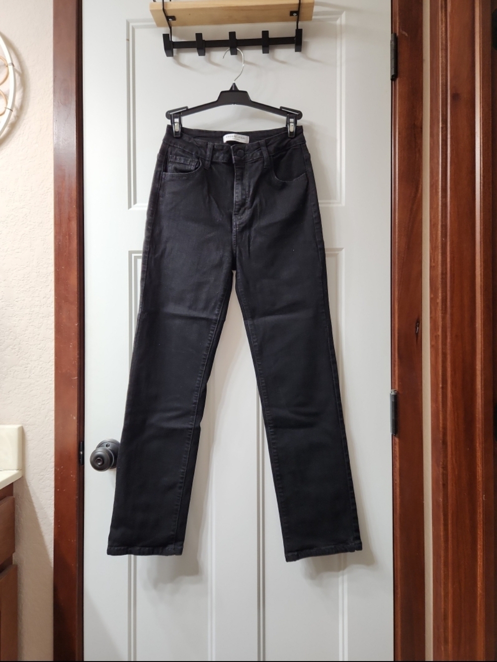 NWOT Encore Black Straight Jeans